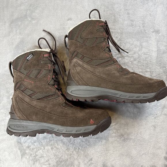 VASQUE Ultra Dry 400 gram Thinsulate Boots 7804 Waterproof Women's Size 11 Hike - Picture 4 of 11